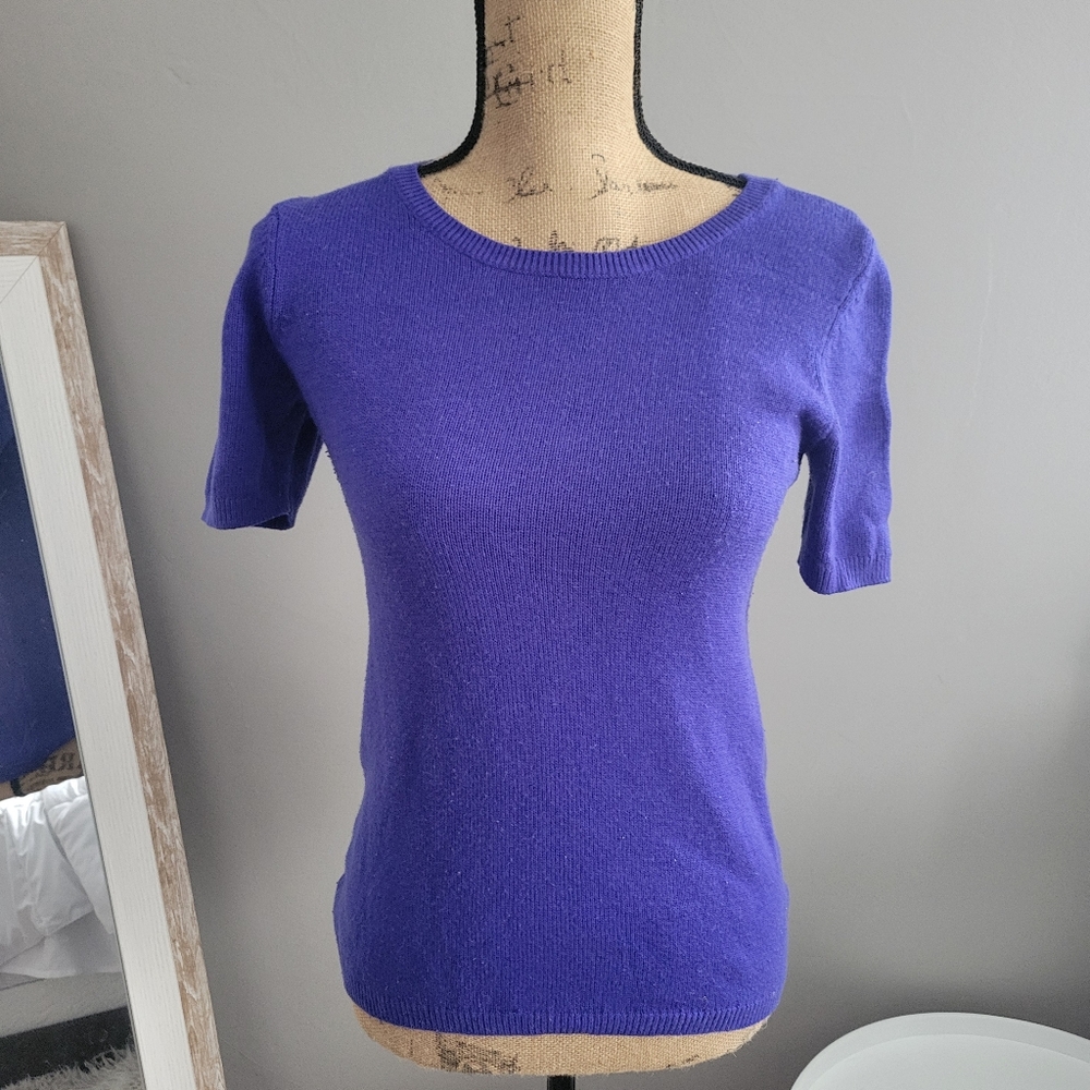Vibrant Colbalt Knit Top
